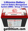 Lithionics Battery 12 Volt lithium-ion high performance lightweight battery for RV, sailboats, yachts, car, truck, marine and solar power systems