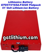 Lithionics Battery 51 Volt lithium-ion high performance GTO series lightweight battery for RV, sailboats, yachts, marine and solar power systems