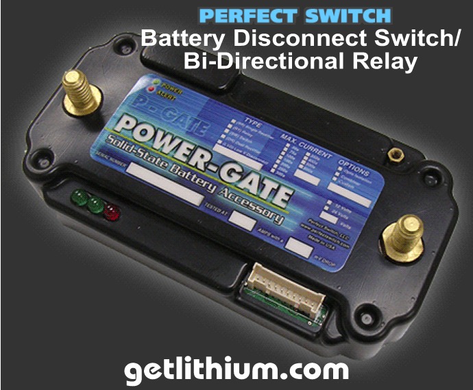 Perfect Switch Power-Gate solid state Battery Disconnect Switch