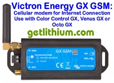 Victron GX GSM cellular modem for RV/ Marine systems monitoring and remote viewing