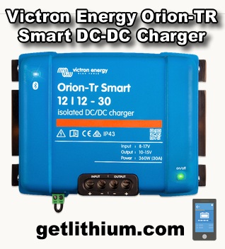 Victron Orion-TR Smart DC to DC battery charger - 360 Watt output for charging lithium-ion batteries