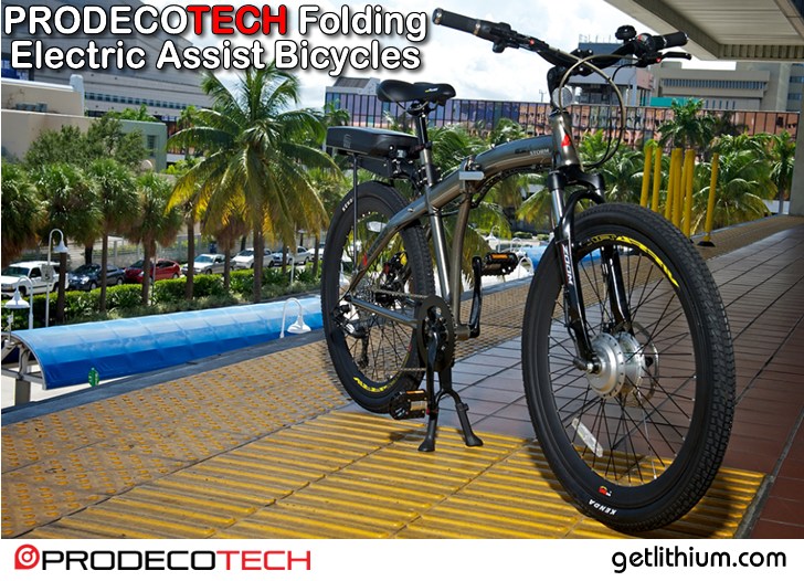 prodeco v3 phantom x2 8 speed folding electric bicycle