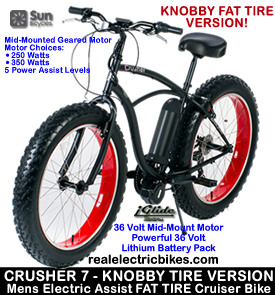 sun crusher fat tire bike