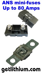 ANS min DC fuses for Sterling battery chargers