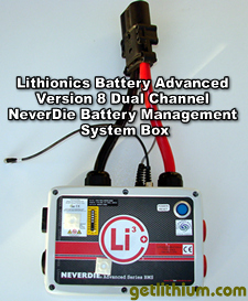 Click here for details on the Lithionics Battery internal and external NeverDie Battery Managment Systems (BMS)