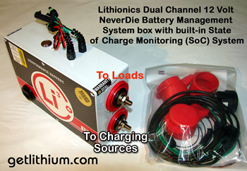 Lithium-ion NeverDie external State of Charge Computer Controller box