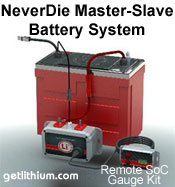 Battery State of Charge System for Lithionics Battery lithium ion batteries