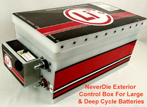 Lithium ion battery with Never-Die box