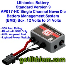Lithionics Standard Series NeverDie Battery Management System box (BMS) with plug and play EURO DIN connectors