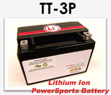 Lithium-ion powersports replacement battery