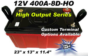 Heavy duty deep cycle lithium ion battery
