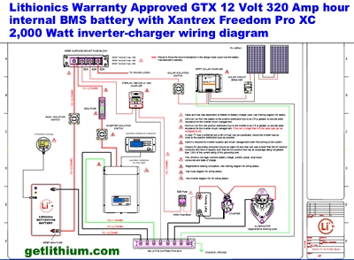 Click on the image for a larger Lithionics battery wiring installation wiring diagram