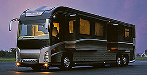 Luxury Recreational Vehicle coaches with high power needs really benefit from our lithium ion batteries