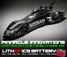 Lithionics lithium ion batteries are the official battery of the DELTAWING Nissan Race Team