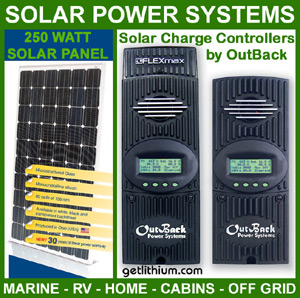 Click here for solar panels, inverter-converter-chargers, solar charge controllers and more...