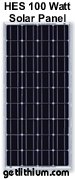 HES 100 Watt solar panel - click for a larger image