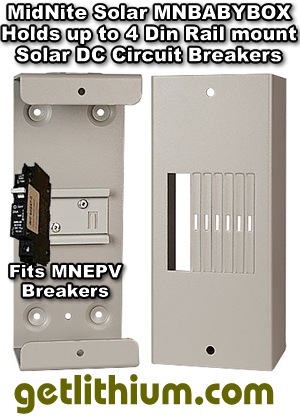 Midnite Solar Babybox DC circuit breaker box for solar breakers
