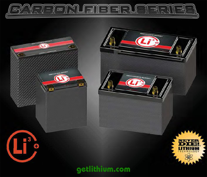 Real carbon fiber lithium-ion batteries  for cars, trucks , boats and high performance engines with high compression