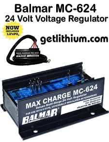 Balmar 24 Volt external alternator Voltage Regulator kit