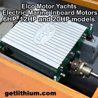 Elco EP6 high efficiency electric marine propulsion motor - click on the image for a larger picture
