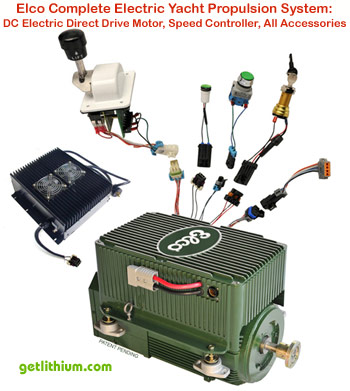 Elco electric propulsion system components - click on image for a bigger picture...