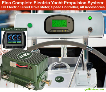 Convert your sailboat or yacht to purely electric motor propulsion or hybrid electric motor propulsion. Click here for details...