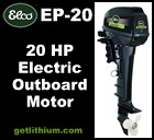 Click here for the Elco EP-20 high efficiency electric outboard marine propulsion motor