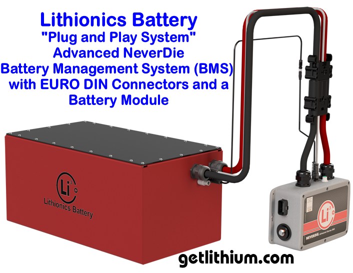 Lithionics Battery NeverDie BMS plug and play system