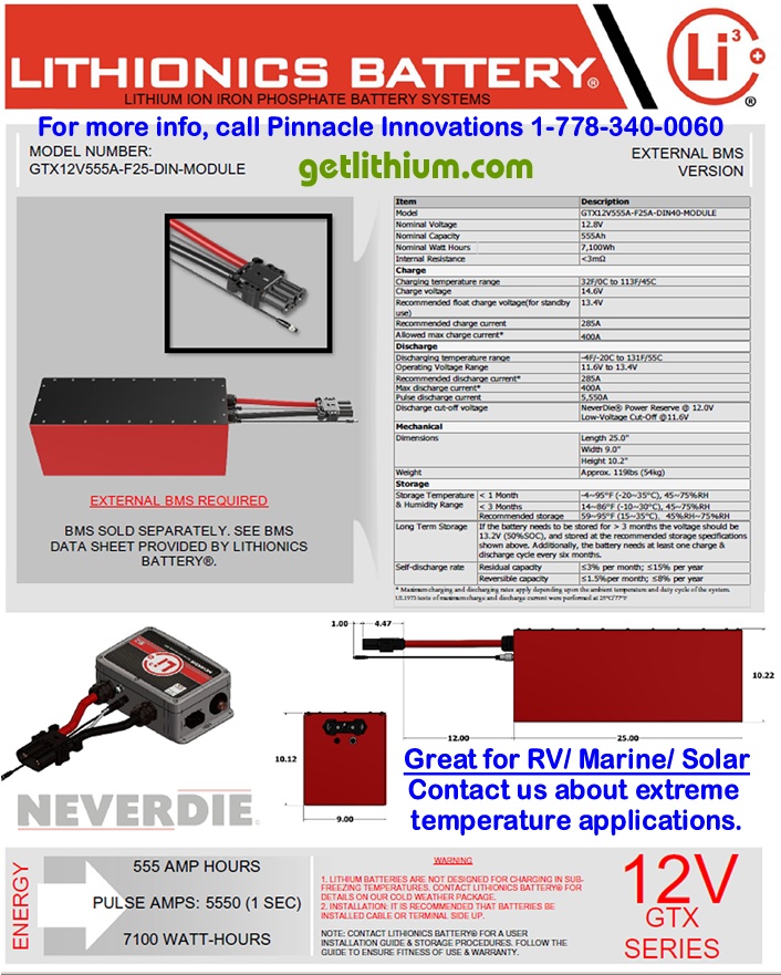 deep cycle and engine starting lithium-ion battery: light weight, super safe, powerful and compact lithium ion battery