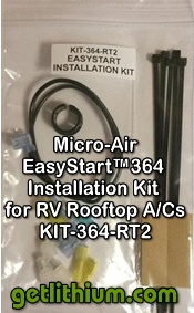 Micro-Air EasyStart soft start module Installation kit for RV and marine air conditioners - Model KIT-364-RT2