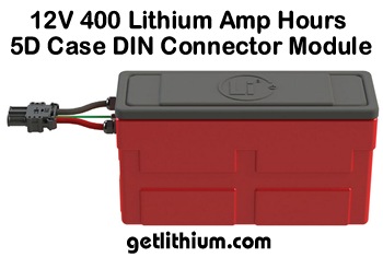 Lithionics 12 Volt Standard Series lithium-ion battery module with 400 Amp hours capacity