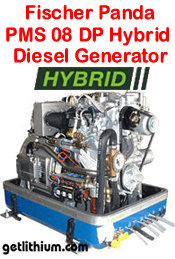 Fischer Panda PMS 08 DP 6.8 kilowatt diesel hybrid electric generator - click for a larger image...