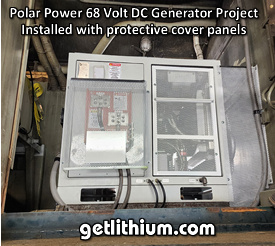 Click on the image for a larger picture of this Polar Power 20kW DC diesel generator snowplow railway project