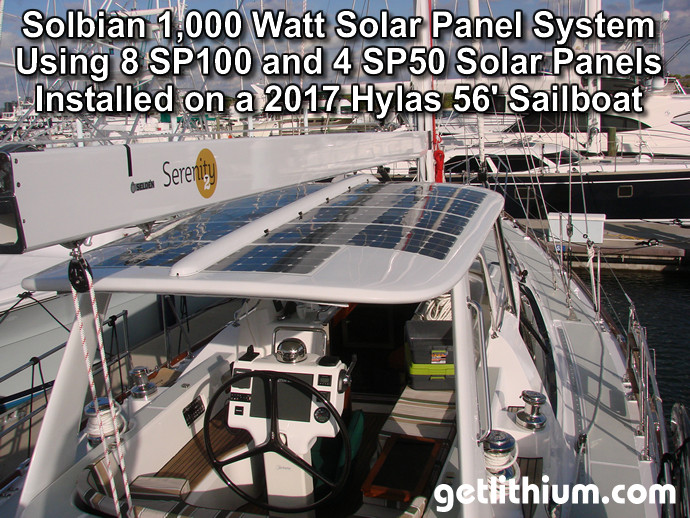 56 foot Hylas sailboat installation photos