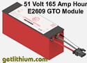 Lithionics Battery 51 Volt lithium-ion high performance GTO series lightweight battery for RV, sailboats, yachts, marine and solar power systems
