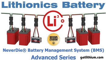 New Version 8 Lithionics "NeverDie" Battery Management System for lithium-ion batteries.