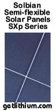 Solbian SXp Series semi-flexible solar panels