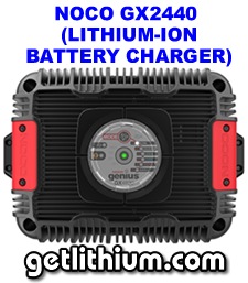 NOCO 24 Volt 40 Amp lithium-ion battery charger