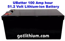 Click here to view the 100 Amp hour 51.2 Volt UBetter lithium-ion battery.