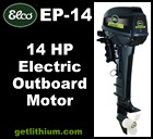 Click here for details on this Elco 14HP electric outboard motor