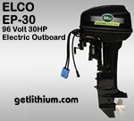 Click here for details on this Elco 30HP electric outboard motor