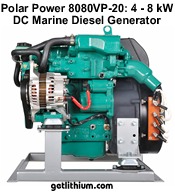 Polar Power DC output diesel electricity generators for hybrid electric systems for RV, Marine, Cabins, Residential, Commercial and Canadian Oil and Gas Industry Drilling and Pipeline Projects utilizing Solar and Wind Power.