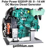Polar Power DC marine diesel generators - extreme efficiency